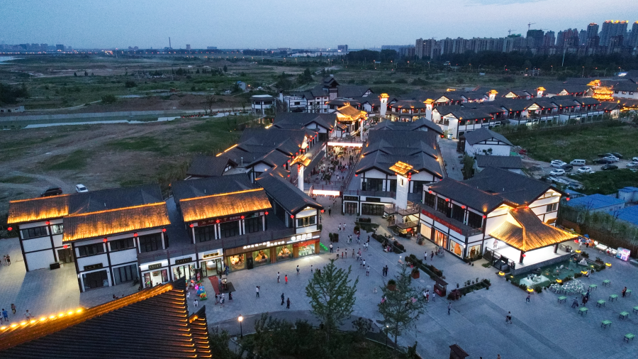 1月14日人民网刊登淮北市相山区隋唐运河古镇入选省级服务业集聚示范